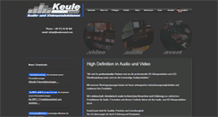 Desktop Screenshot of keulesound.com