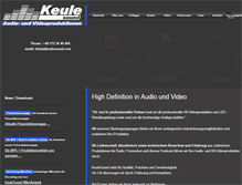 Tablet Screenshot of keulesound.com